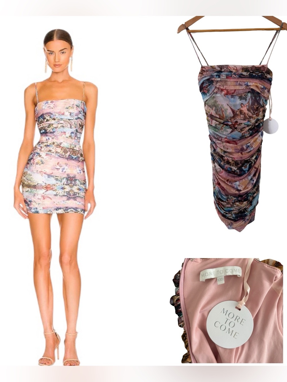 More To Come Mariana Ruched Mini Dress